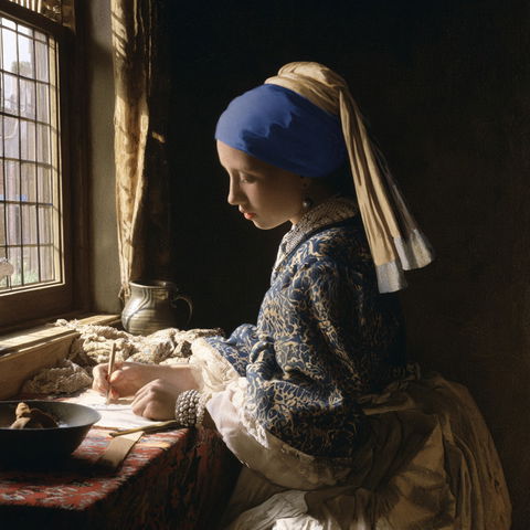 Johannes Vermeer style (Painters), Midjourney V8.2