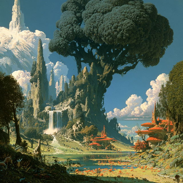 Johfra Bosschart style, Midjourney V8.2, render 1 of 4