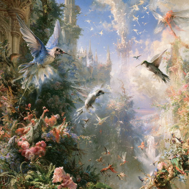 John Anster Fitzgerald style, Midjourney V8.2, render 3 of 4