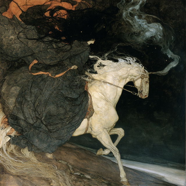 John Bauer style, Midjourney V8.2, render 4 of 4