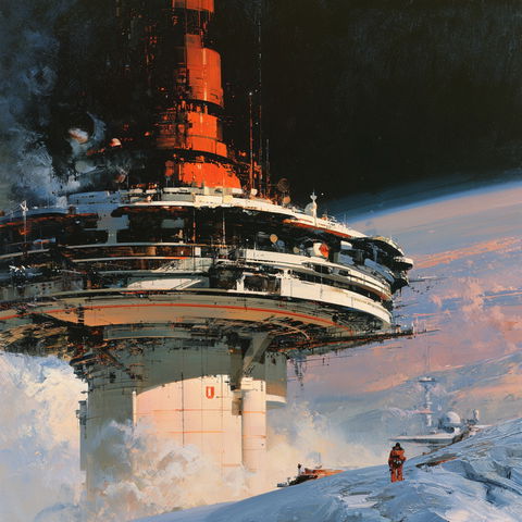 John Berkey style (Illustrators), Midjourney V8.2