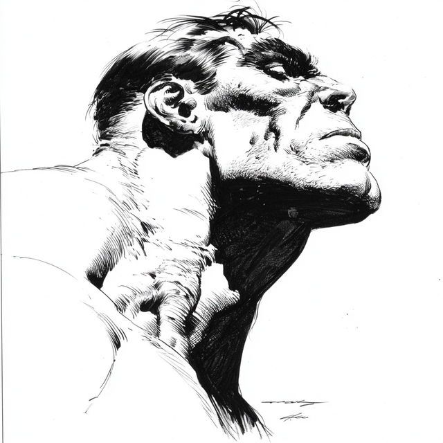 John Buscema style, Midjourney V8.2, render 4 of 4