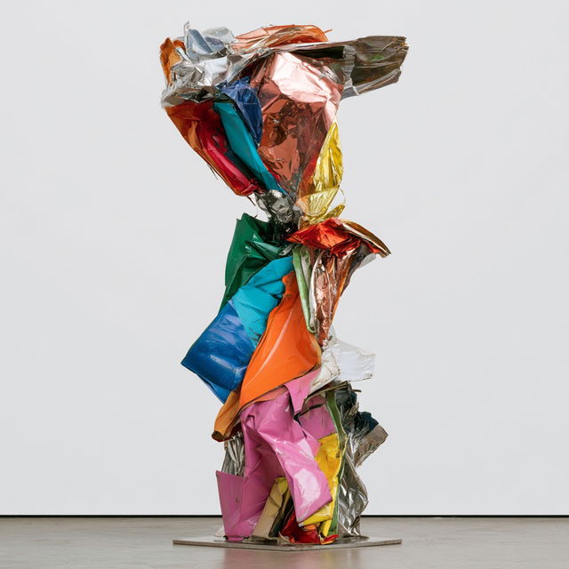 John Chamberlain style, Midjourney V8.2, render 2 of 4