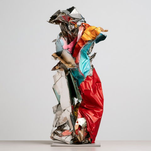 John Chamberlain style (Sculptors), Midjourney V8.2