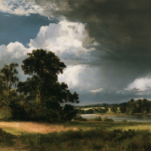 John Constable style, Midjourney V8.2, render 2 of 4