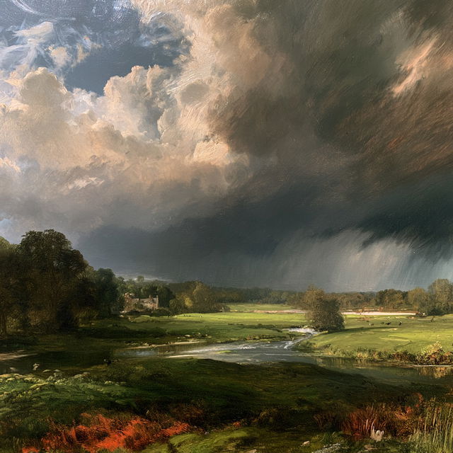 John Constable style, Midjourney V8.2, render 4 of 4