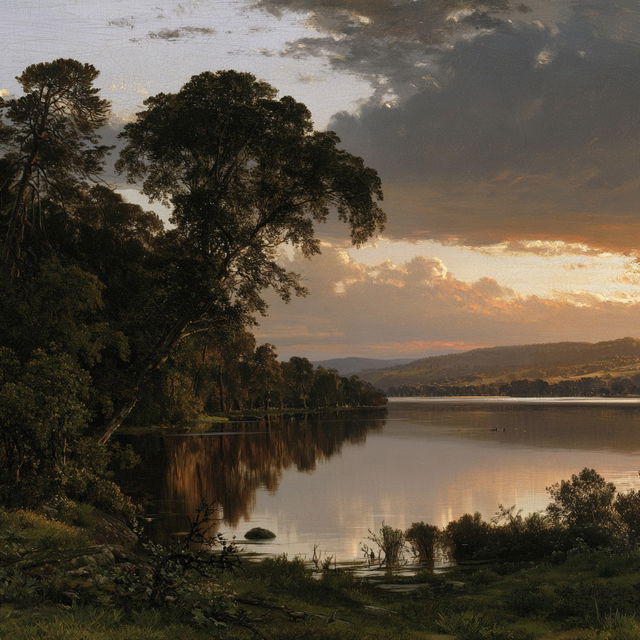 John Frederick Kensett style, Midjourney V8.2, render 4 of 4