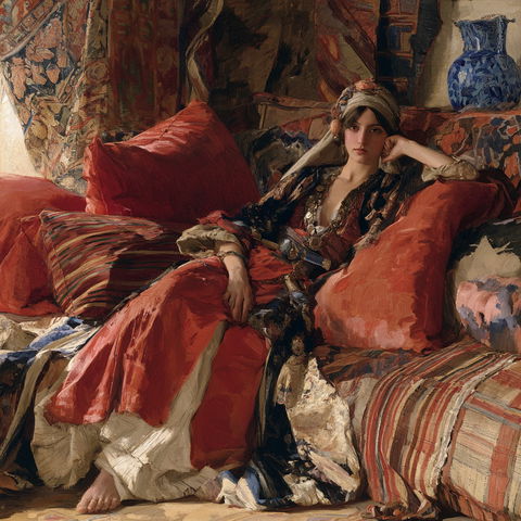 John Frederick Lewis style (Painters), Midjourney V8.2