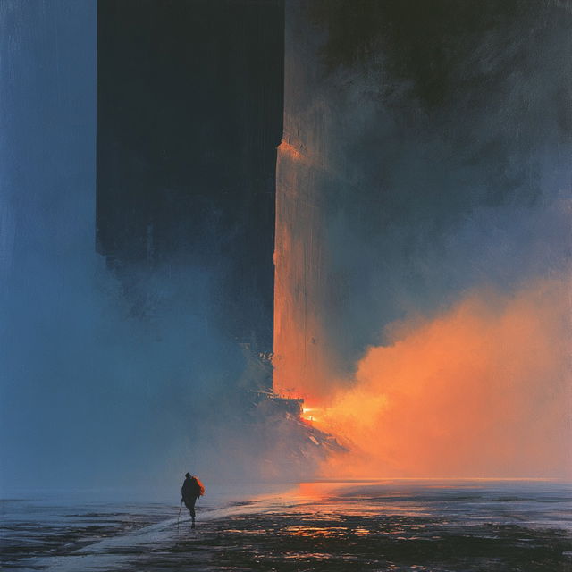 John Harris style, Midjourney V8.2, render 1 of 4
