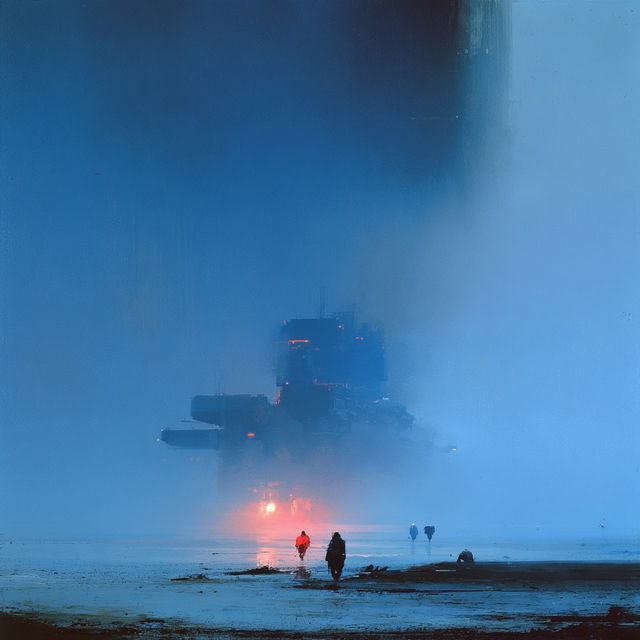 John Harris style, Midjourney V8.2, render 3 of 4