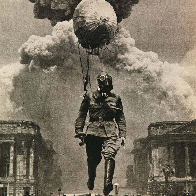 John Heartfield style, Midjourney V8.2, render 2 of 4
