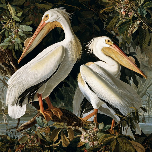 John James Audubon style, Midjourney V8.2, render 4 of 4