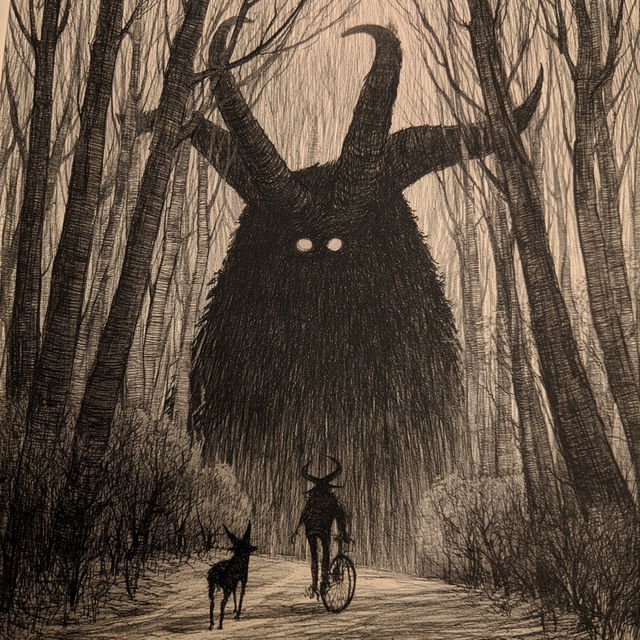 John Kenn Mortensen style, Midjourney V8.2, render 4 of 4