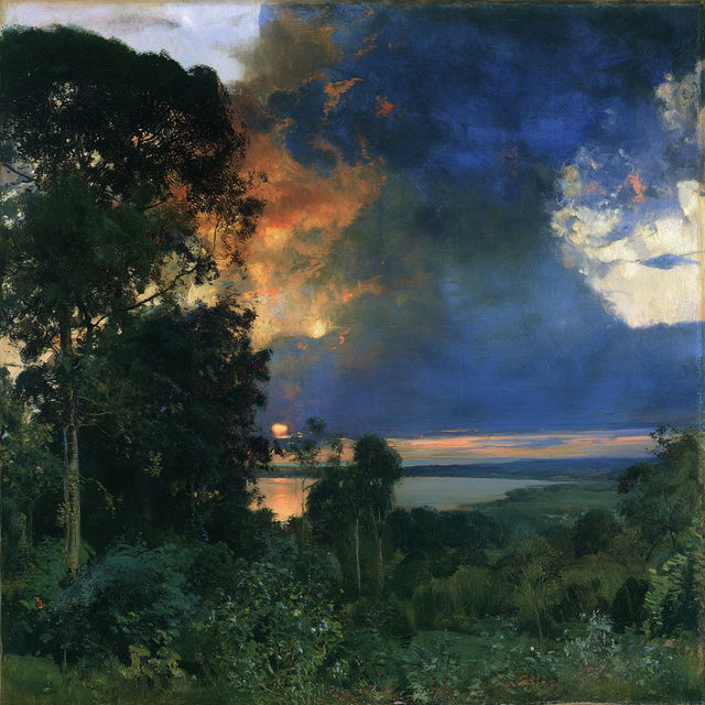 John La Farge style, Midjourney V8.2, render 2 of 4