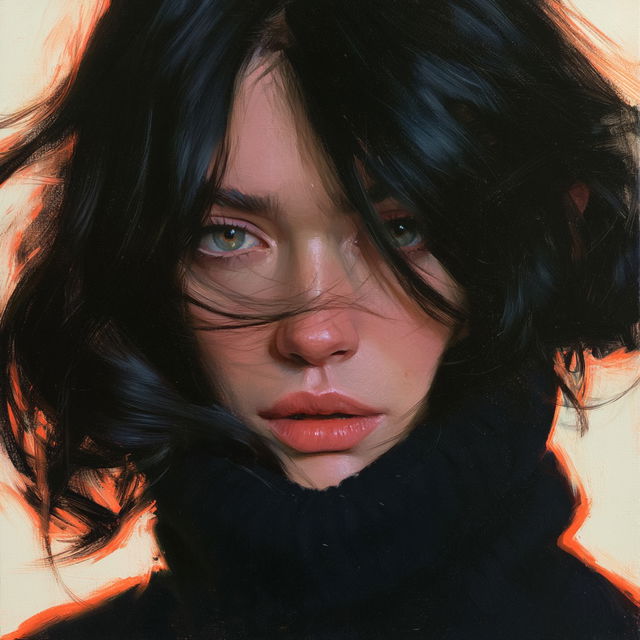 John Larriva style, Midjourney V8.2, render 4 of 4