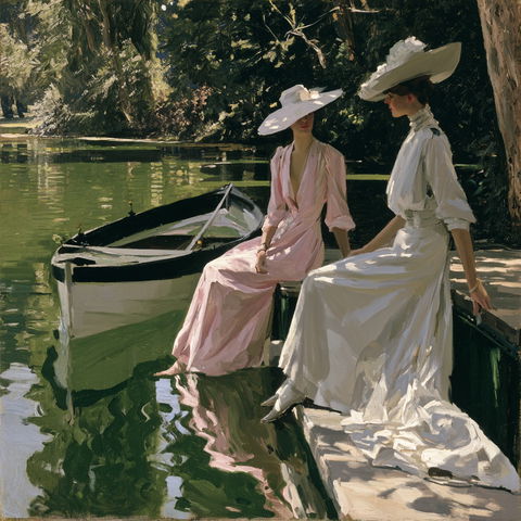 John Lavery style (Painters), Midjourney V8.2