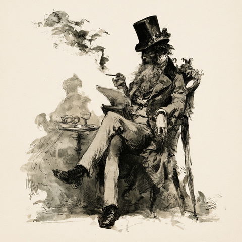 John Leech style (Illustrators), Midjourney V8.2