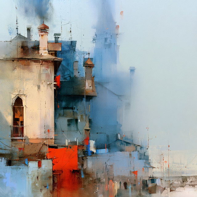John Lovett style, Midjourney V8.2, render 1 of 4