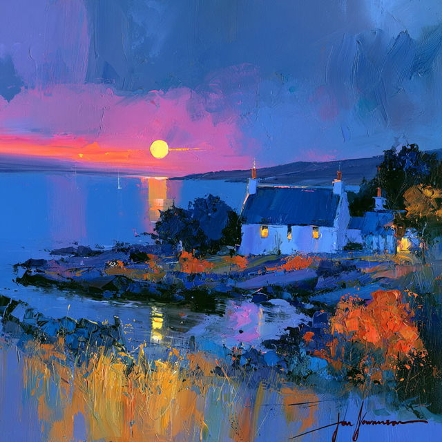 John Lowrie Morrison style, Midjourney V8.2, render 1 of 4
