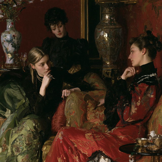 John Maler Collier style, Midjourney V8.2, render 2 of 4
