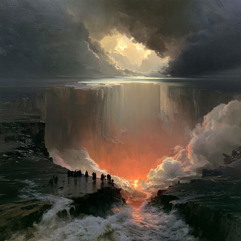 John Martin style (Painters), Midjourney V8.2