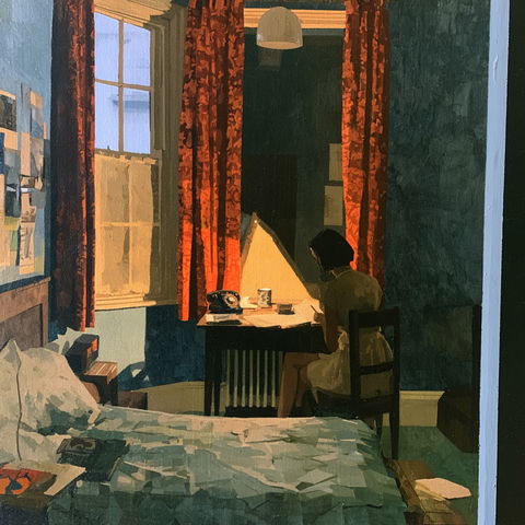 John Nash style (Painters), Midjourney V8.2