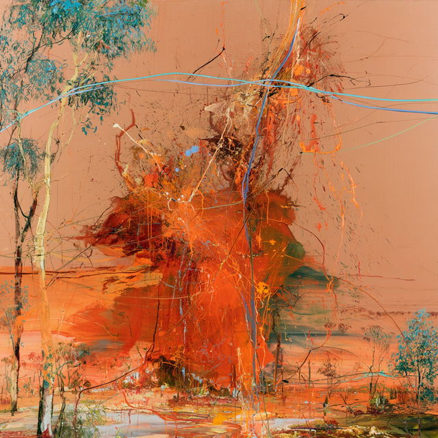 John Olsen style, Midjourney V8.2, render 3 of 4