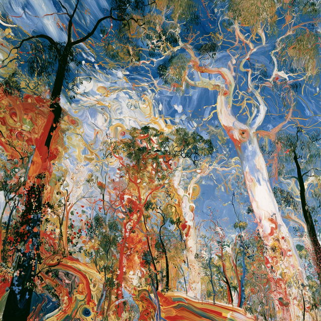 John Perceval style, Midjourney V8.2, render 4 of 4