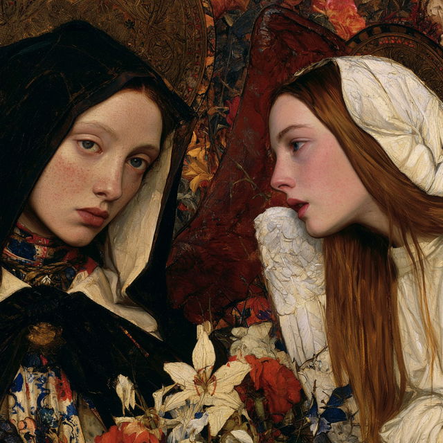 John Roddam Spencer Stanhope style, Midjourney V8.2, render 3 of 4