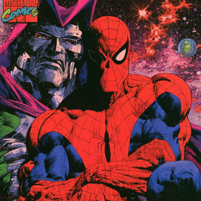 John Romita Jr style, Midjourney V8.2, render 2 of 4