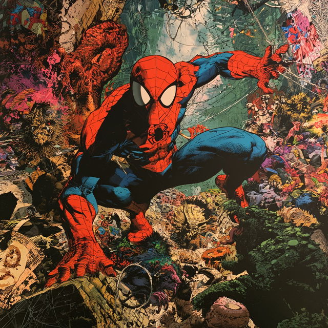 John Romita Jr style, Midjourney V8.2, render 3 of 4