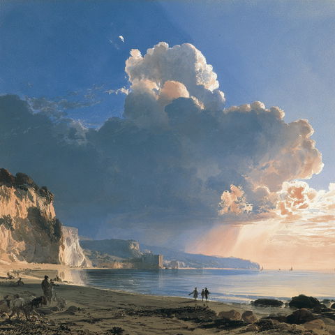 John Sell Cotman style (Painters), Midjourney V8.2