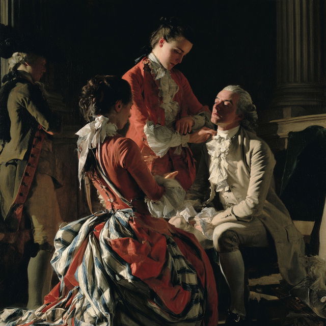 John Singleton Copley style, Midjourney V8.2, render 2 of 4