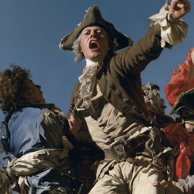 John Singleton Copley style, Midjourney V8.2, render 4 of 4