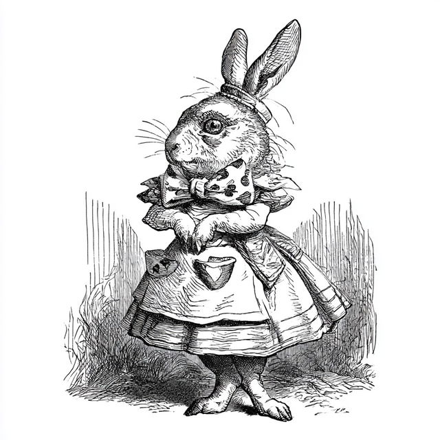 John Tenniel style, Midjourney V8.2, render 2 of 4