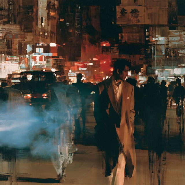 Johnnie To style, Midjourney V8.2, render 4 of 4
