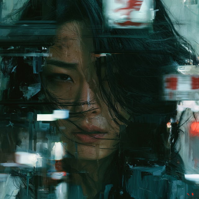 Johnnie To style, Midjourney V8.2, render 3 of 4