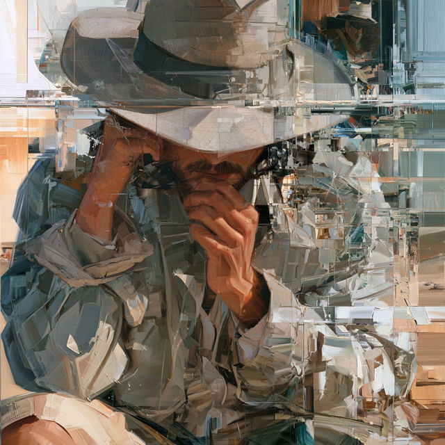Johnny Morant style, Midjourney V8.2, render 3 of 4