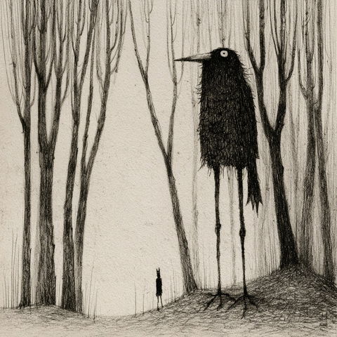 Jon Carling style (Illustrators), Midjourney V8.2