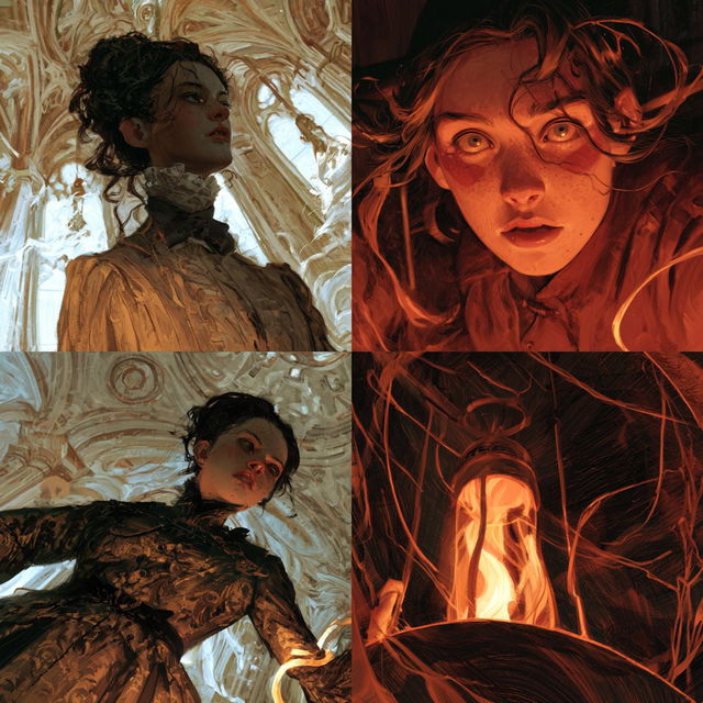 Jon Foster style, Midjourney V8.2, render 4 of 4