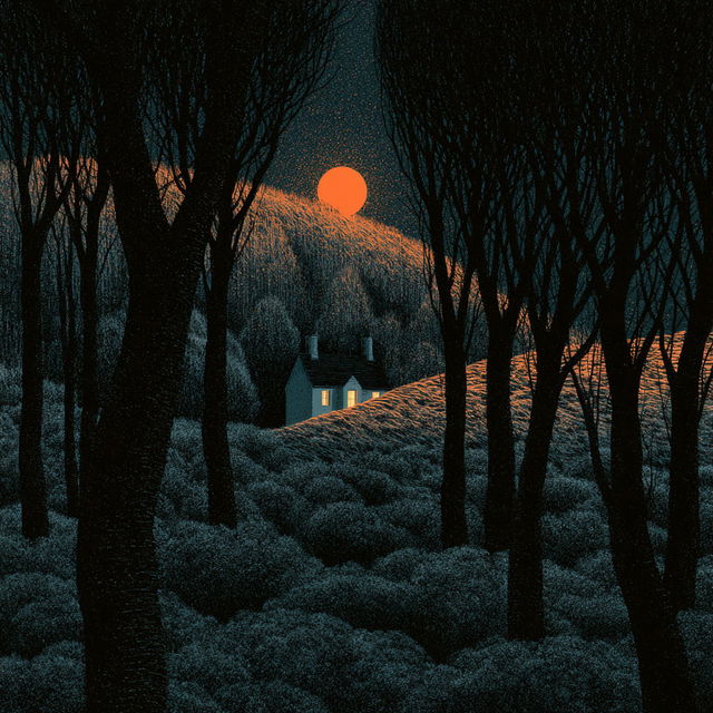 Jon McNaught style, Midjourney V8.2, render 1 of 4