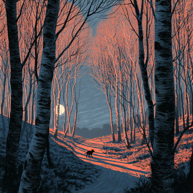 Jon McNaught style, Midjourney V8.2, render 2 of 4