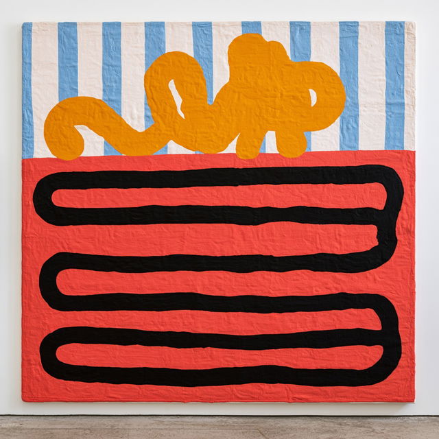 Jonathan Lasker style, Midjourney V8.2, render 2 of 4