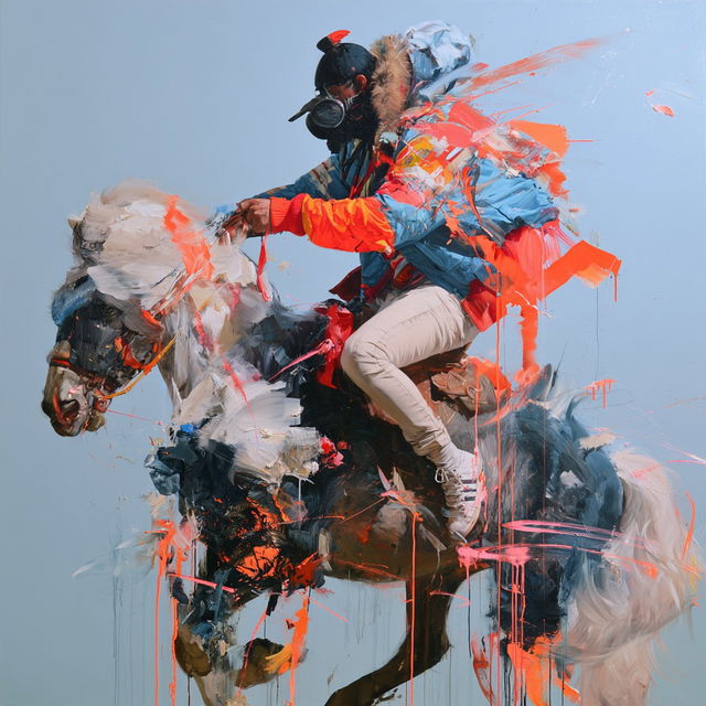 Joram Roukes style, Midjourney V8.2, render 1 of 4