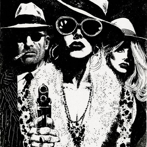 Jordi Bernet style (Illustrators), Midjourney V8.2