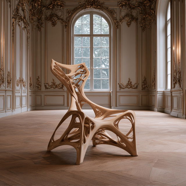 Joris Laarman style, Midjourney V8.2, render 4 of 4