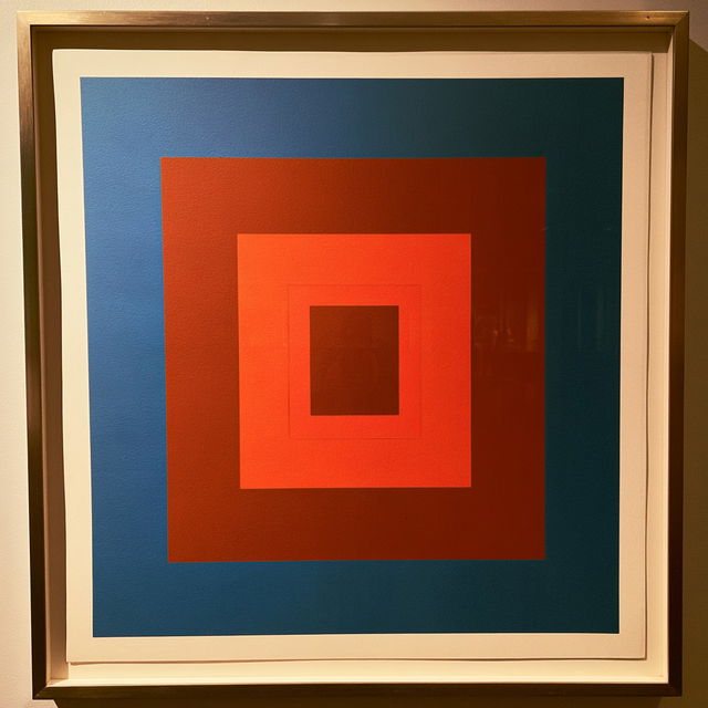 Josef Albers style, Midjourney V8.2, render 2 of 4