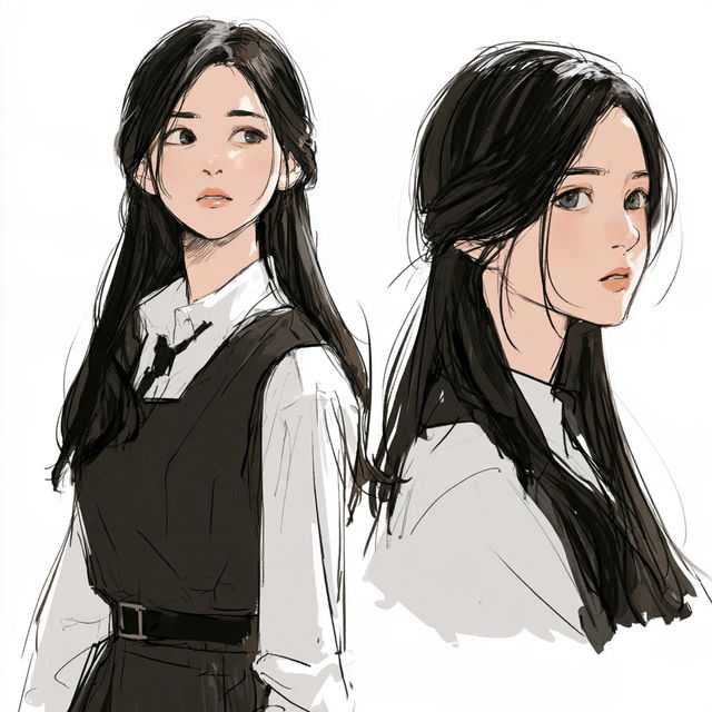 Josei anime style style, Midjourney V8.2, render 2 of 4