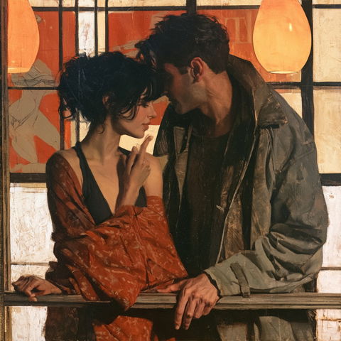 Joseph Lorusso style (Painters), Midjourney V8.2