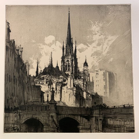 Joseph Pennell style (Printmakers), Midjourney V8.2